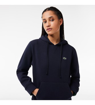 Lacoste Double-sided relaxed fit sweatshirt navy