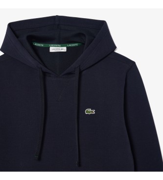 Lacoste Double-sided relaxed fit sweatshirt navy