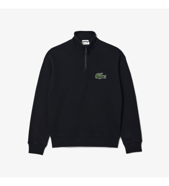 Lacoste Jogger-Sweatshirt mit schwarzem Rollkragen