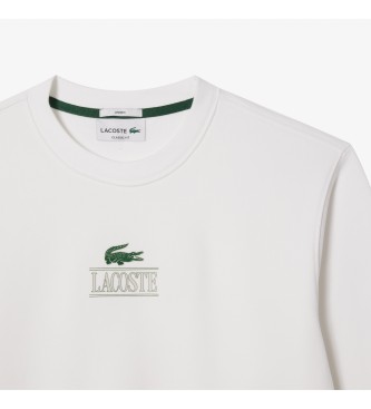 Lacoste Sweat-shirt de marque blanc