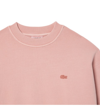 Lacoste Bluza basic różowa