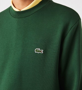 Lacoste Sweat-shirt vert à logo