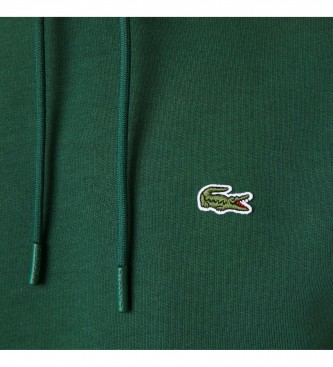 Lacoste Camisola de algodão orgânico verde