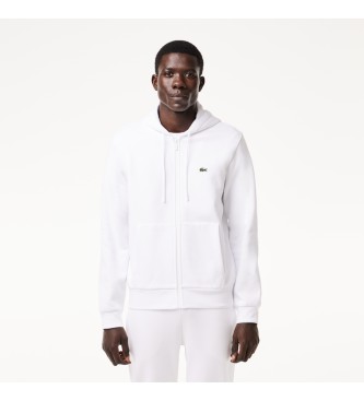 Lacoste Sweatshirt com bolso canguru branco