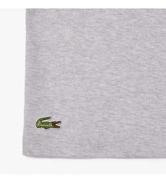 Lacoste T-shirt with grey slogan