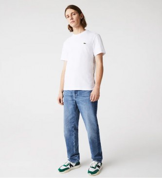 Lacoste T-shirt com inscrição de marca branca