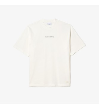 Lacoste T-shirt avec logo blanc