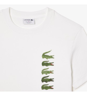 Lacoste Weißes Krokodil-T-Shirt - Esdemarca Geschäft für Schuhe, Mode und  Accessoires - Markenschuhe und Markenturnschuhe
