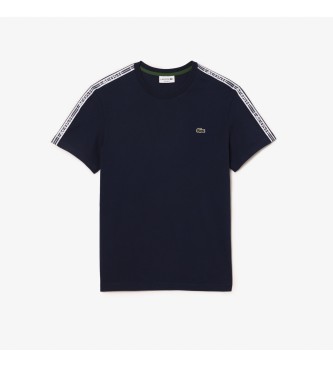 Lacoste T-shirt com logtipo da marinha