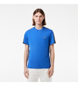 Lacoste Blau gestreiftes T-shirt