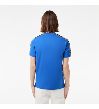 Lacoste T-shirt s riscas azuis
