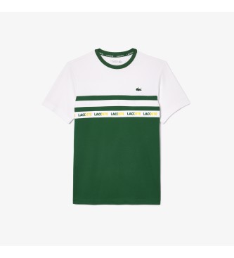 Lacoste Camiseta de tenis ultra-dry verde