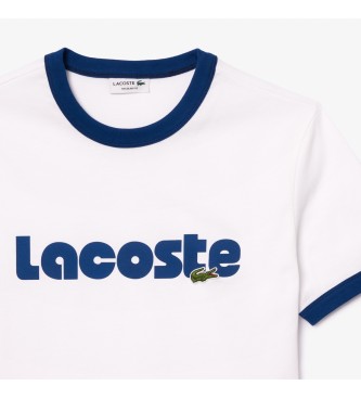 Lacoste T-shirt med hvid kontrastdetalje