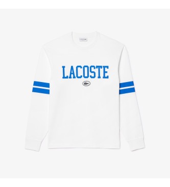 Lacoste Long-sleeved T-shirt with white print and logo