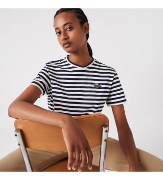 Lacoste Navy striped T-shirt