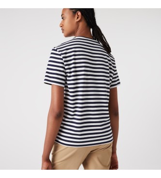 Lacoste Navy striped T-shirt