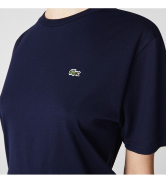 Lacoste T-shirt con mini logo blu navy