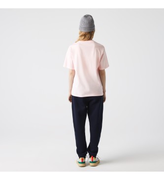 Lacoste Boy fit t-shirt pink