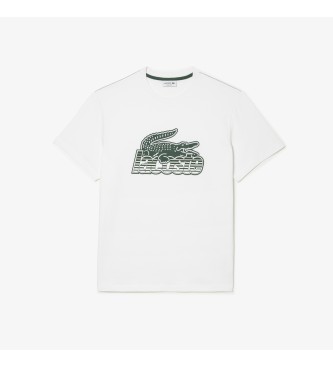 Lacoste T-shirt blanc imprim