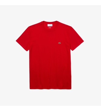 Lacoste Camiseta Pima Cotton T-shirt vermelha