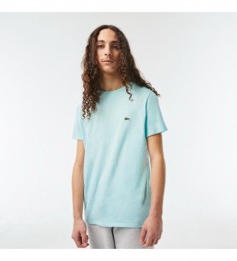 Lacoste T-shirt en coton pima bleu