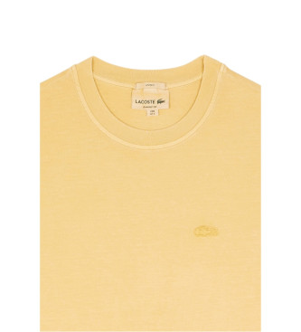 Lacoste Camiseta bsica amarillo