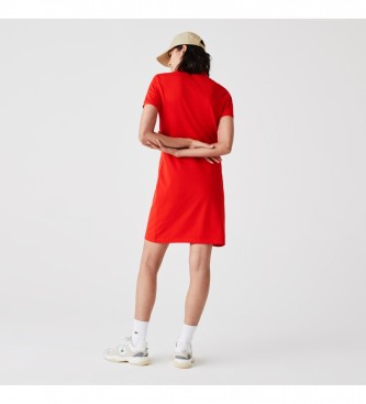 Lacoste Polo Robe red dress