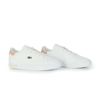 Lacoste Trainers Vulcanized white, pink