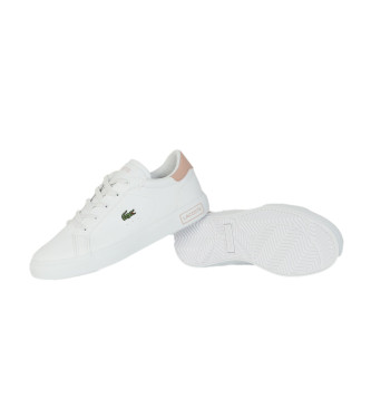 Lacoste Trainers Vulcanized white, pink