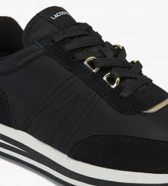 Lacoste Athleisure L-Spin Gold Accent shoes black