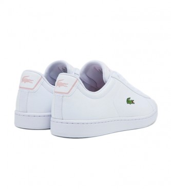 Lacoste Carnaby Evo Shoes white, pink