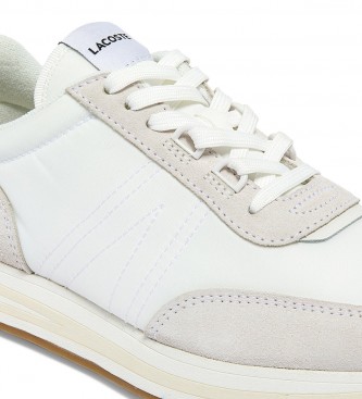 Lacoste Sneakers L-Spin in pelle in tessuto bianco