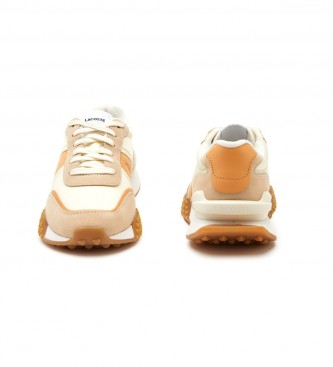 Lacoste Athl L-Spin Deluxe chaussures en cuir beige