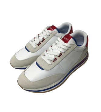Lacoste Athleisure leather shoes white, grey