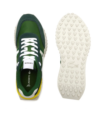 Lacoste Chaussures athltiques en cuir vert