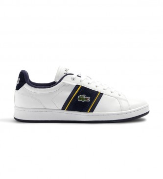 Lacoste Carnaby Pro CGR Bar leather shoes white