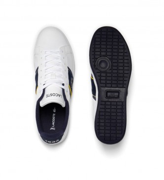 Lacoste Carnaby Pro CGR Bar chaussures en cuir blanc