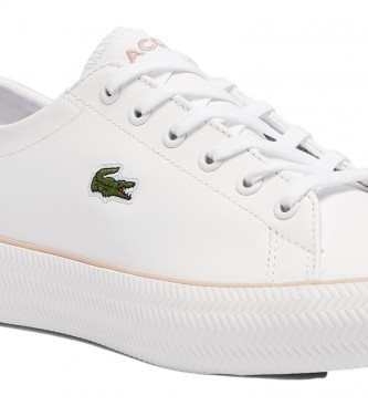 Lacoste Gripshot BL 21 1 CFA leather shoes white, pink