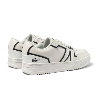 Lacoste Sneakers i lder L001 Baseline hvid