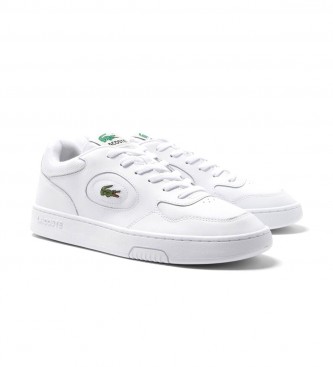 Lacoste Lineset white leather trainers 