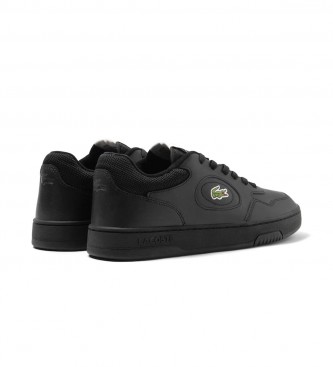 Lacoste Lineset black leather trainers