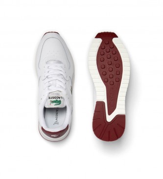 Lacoste Sneaker Linetrack in pelle bianca
