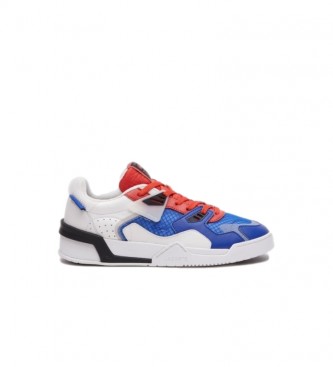 Lacoste LT Court leather trainers white, blue, red