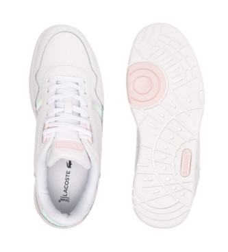 Lacoste T-Clip Sneakers i lder vit