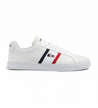 Lacoste Vulcanized leather trainers white