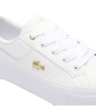 Lacoste Ziane white leather trainers