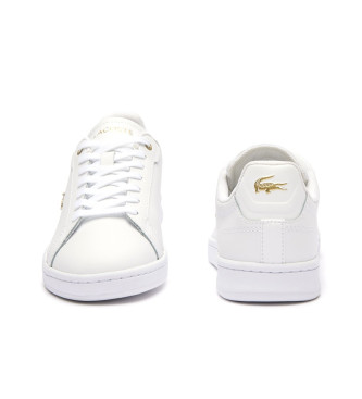Lacoste Skórzane sneakersy Carnaby Pro w kolorze białym