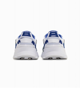 Lacoste Buty sportowe L003 Neo z białego materiału, niebieskie