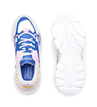 Lacoste Sneakers L003 Neo in tessuto bianco e blu