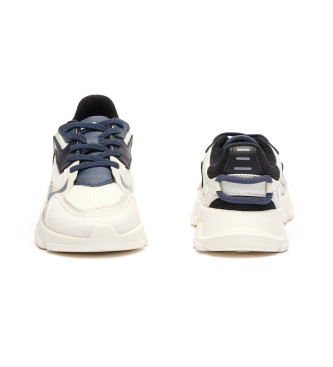 Lacoste Trainers L003 Neo in stof wit, zwart